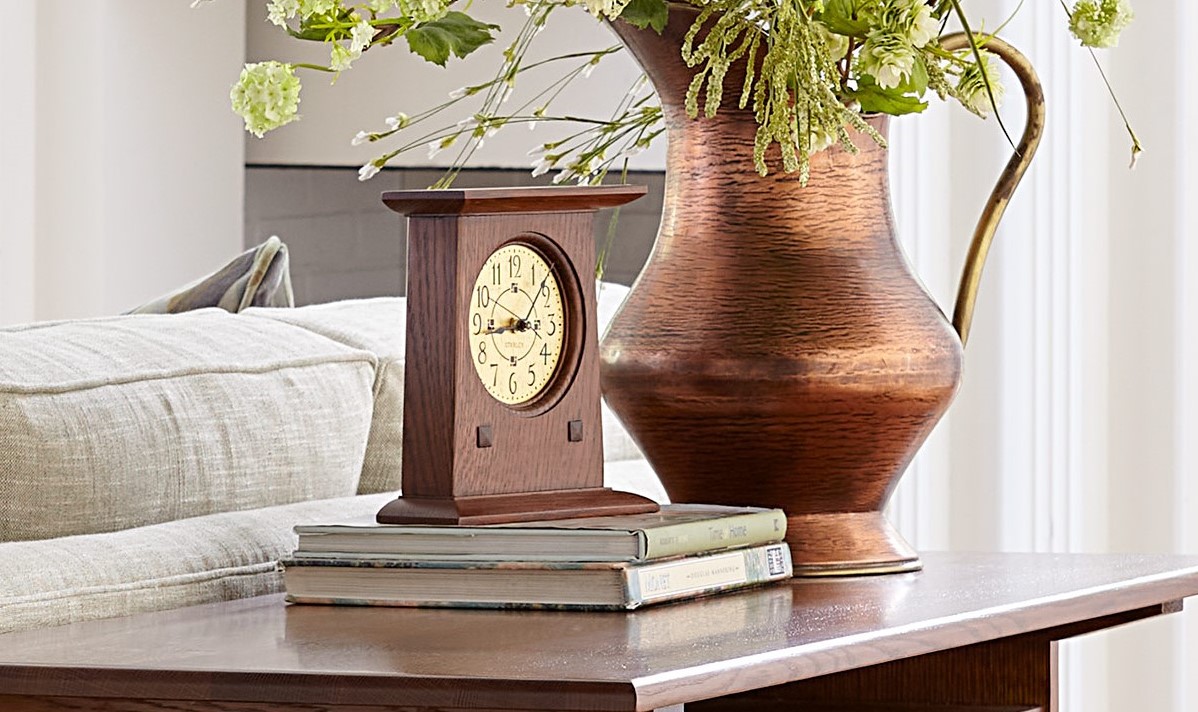 Mantel Clock, Desktop Clock, Prairie Bracket Clock