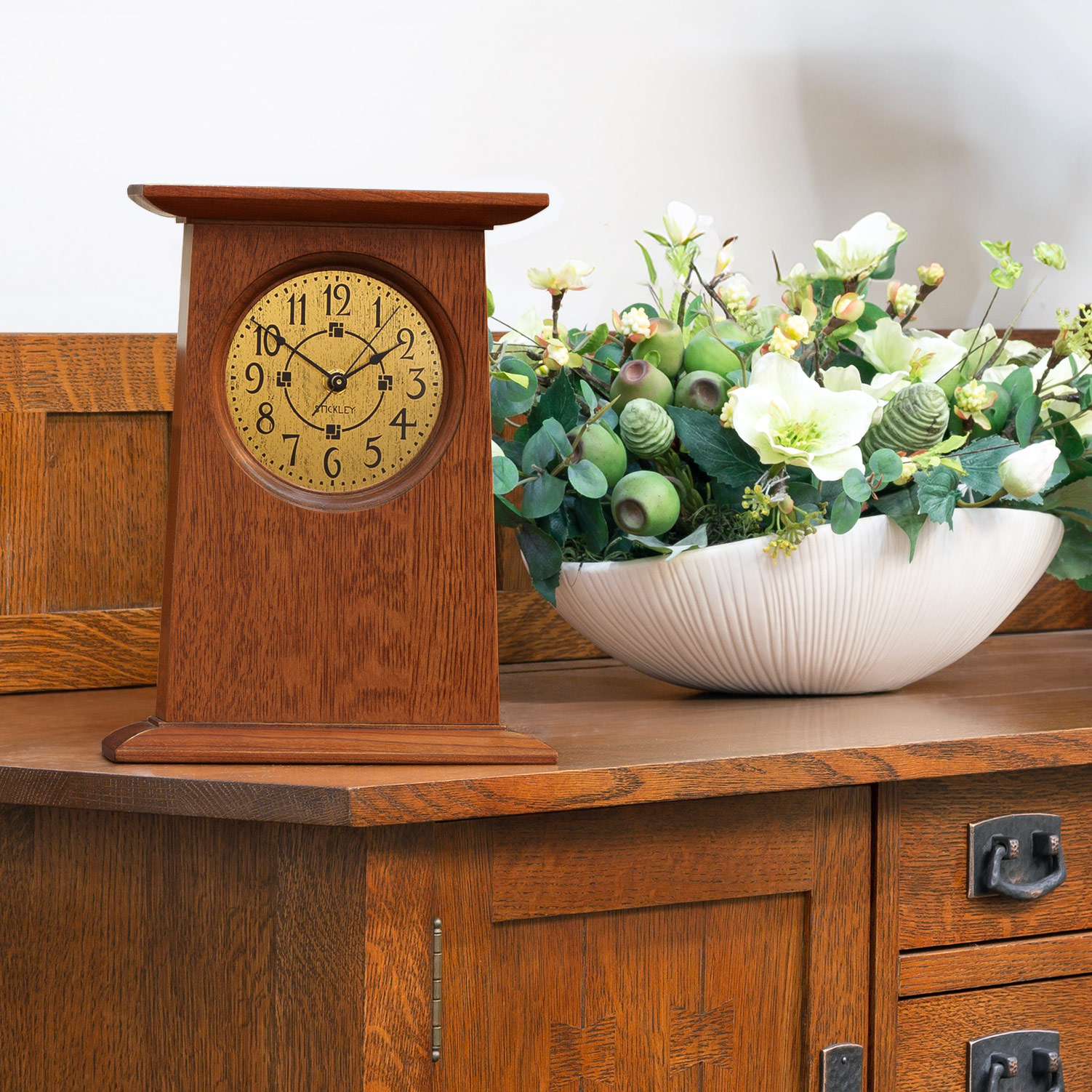 Dealer Oak Bracket Clock