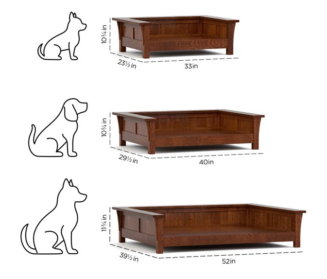 Pet Bed sizes