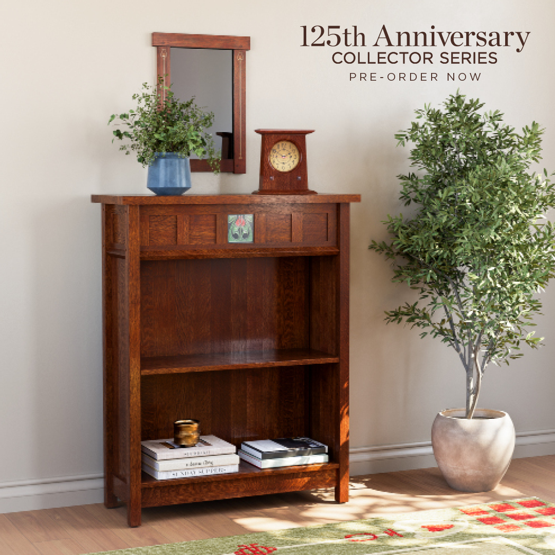 Floral Tile Bookcase